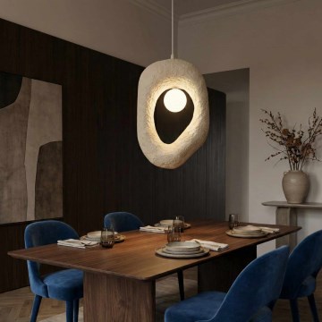 Brilagi - Pendelleuchte ZOGA an Kabel 1xE27/40W/230V cremefarben