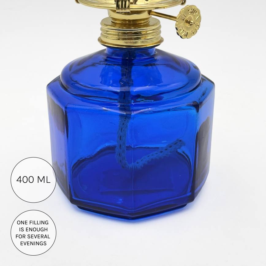 Brilagi - Petroleumlampe MERLIN, blau