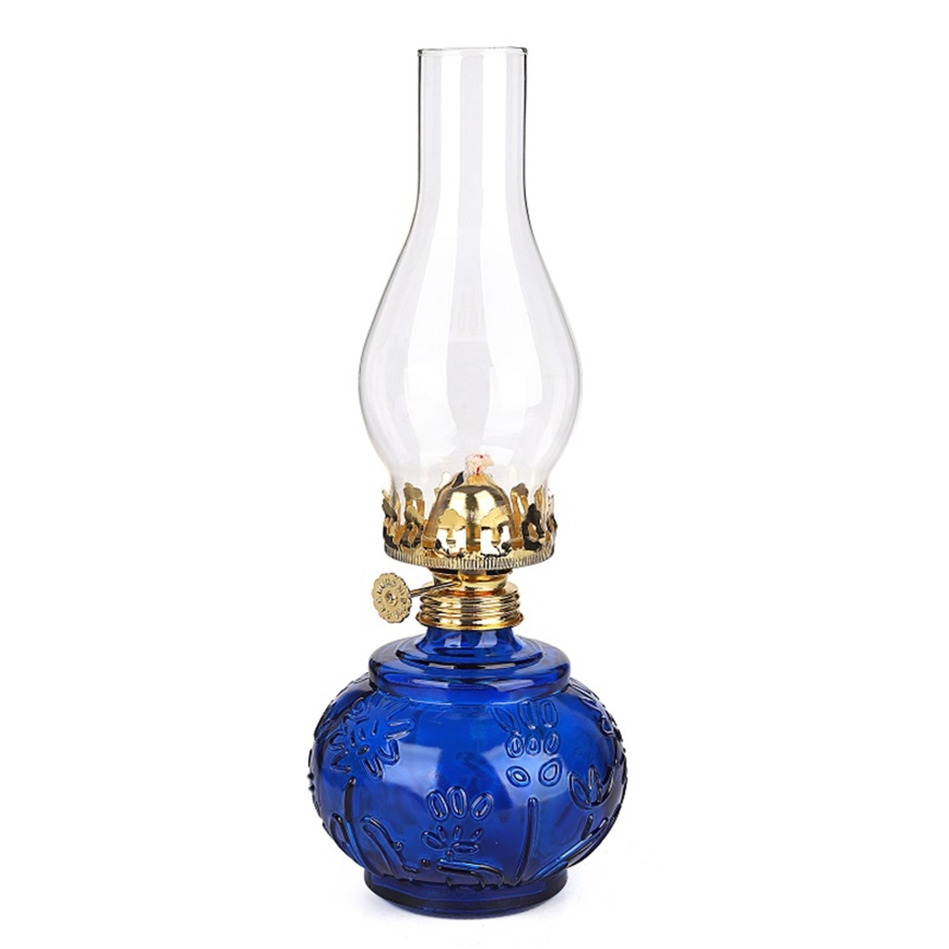 Brilagi - Petroleumlampe MERLIN blau