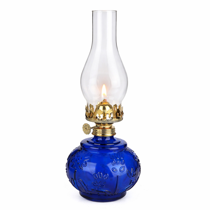 Brilagi - Petroleumlampe MERLIN blau