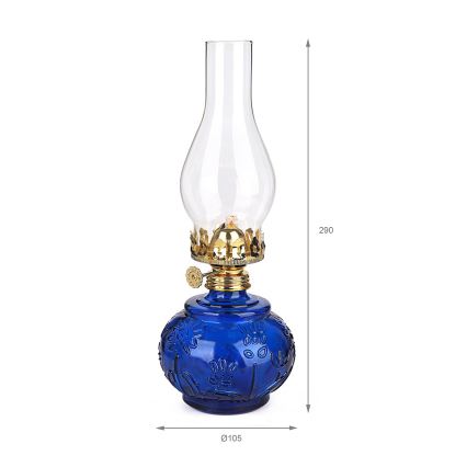 Brilagi - Petroleumlampe MERLIN blau