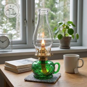 Brilagi - Petroleumlampe MERLIN, grün