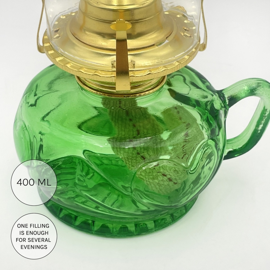 Brilagi - Petroleumlampe MERLIN, grün