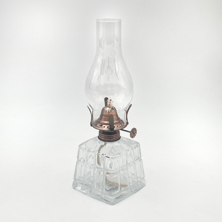 Brilagi - Petroleumlampe MERLIN klar/bronze/Patina