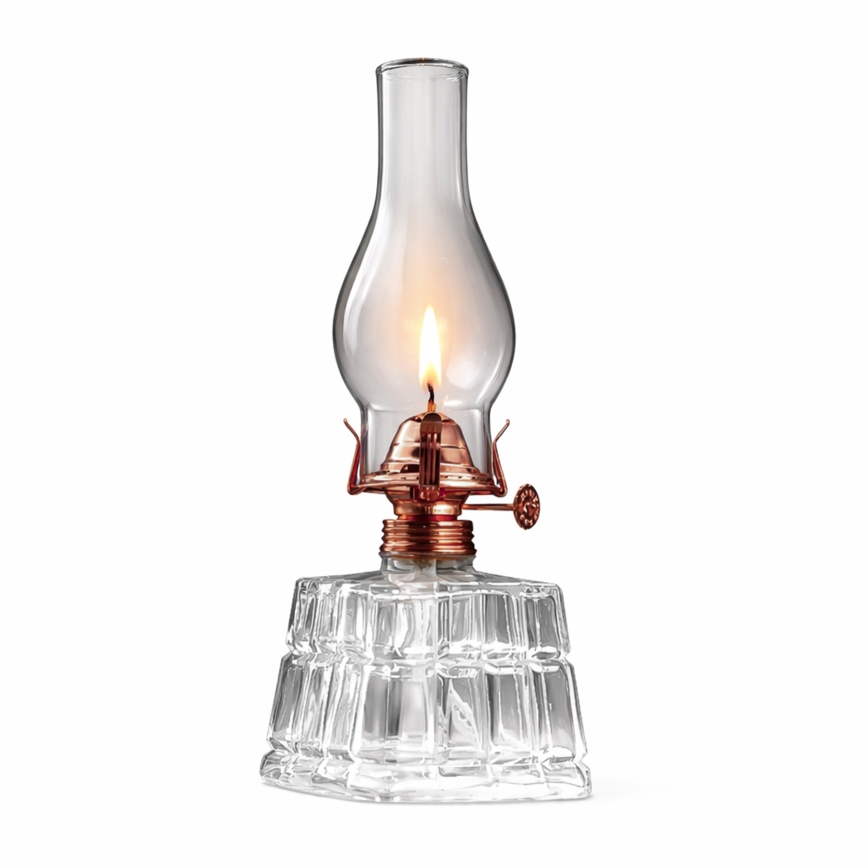 Brilagi - Petroleumlampe MERLIN klar/bronze/Patina