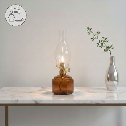 Brilagi - Petroleumlampe MERLIN orange
