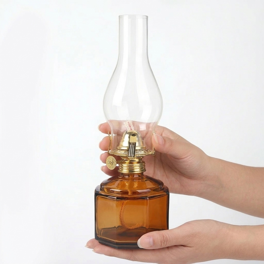 Brilagi - Petroleumlampe MERLIN orange