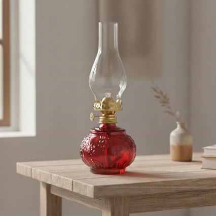Brilagi - Petroleumlampe MERLIN rot