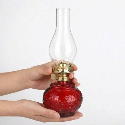 Brilagi - Petroleumlampe MERLIN rot