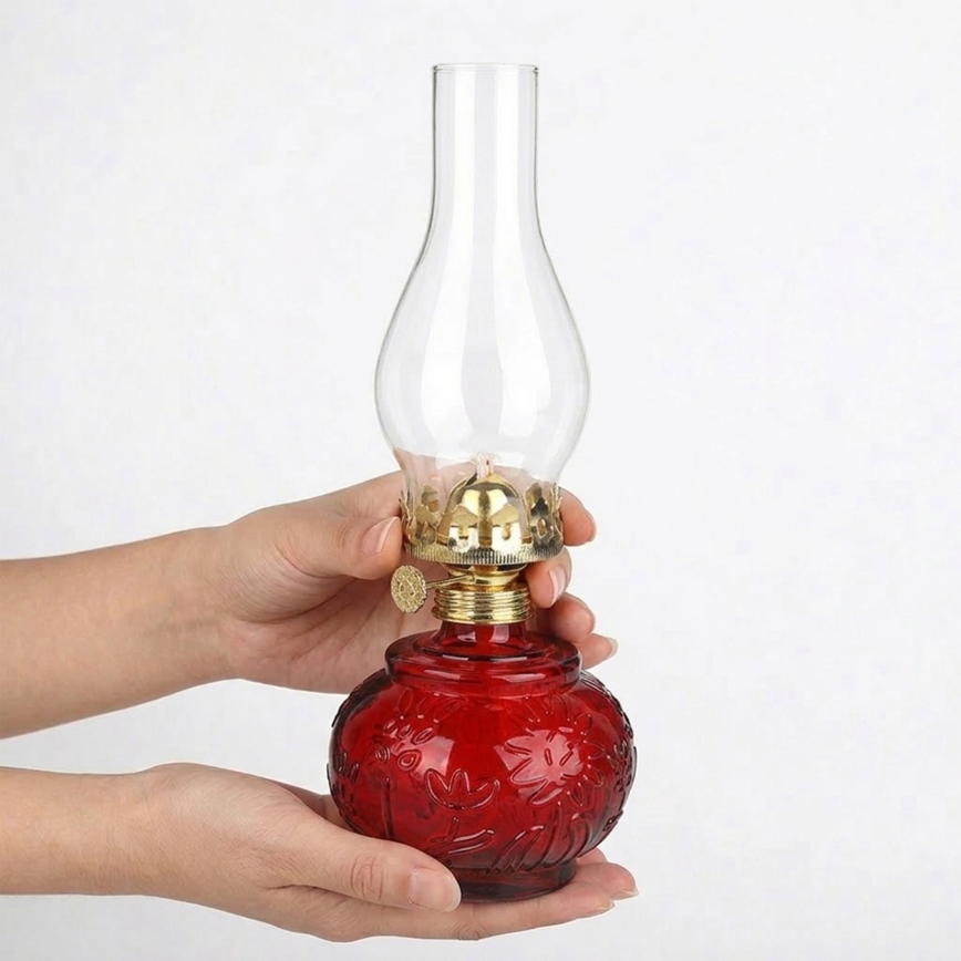 Brilagi - Petroleumlampe MERLIN rot
