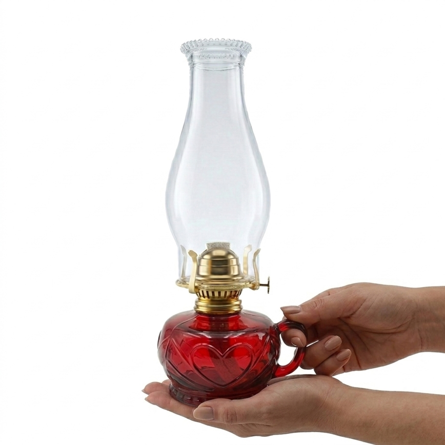 Brilagi - Petroleumlampe MERLIN rot