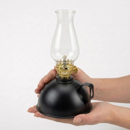 Brilagi - Petroleumlampe MERLIN schwarz