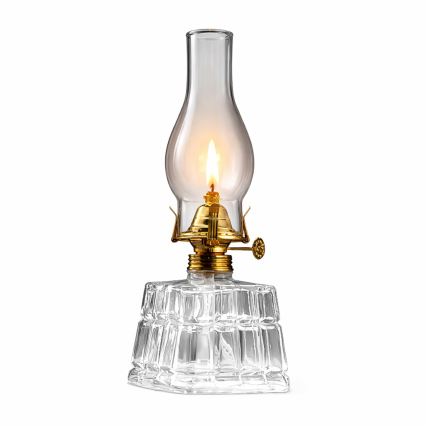 Brilagi - Petroleumlampe MERLIN transparent/goldfarben