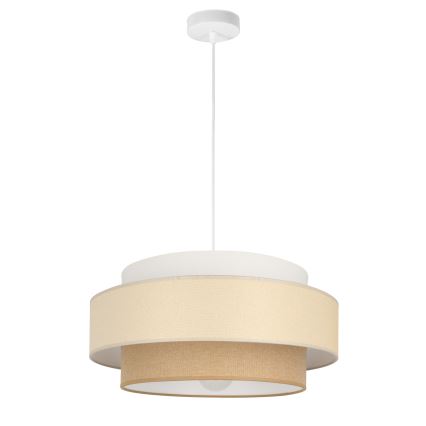 Brilagi - RESNA Pendelleuchte mit Kabelaufhängung 1xE27/60W/230V Ø 40 cm creme/beige
