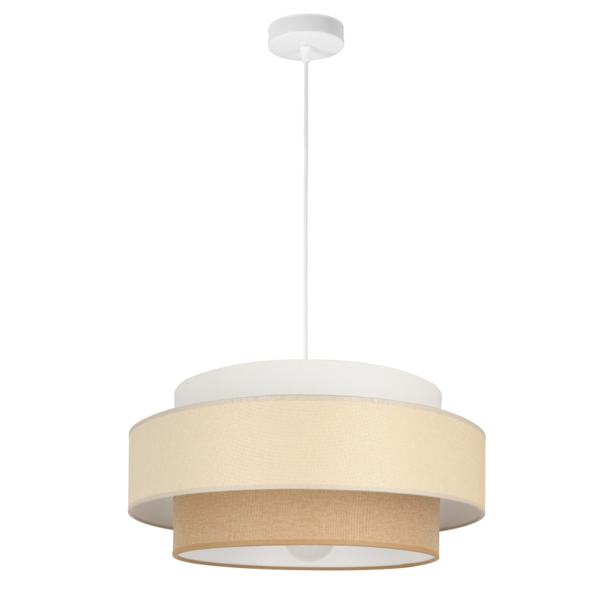Brilagi - RESNA Pendelleuchte mit Kabelaufhängung 1xE27/60W/230V Ø 40 cm creme/beige