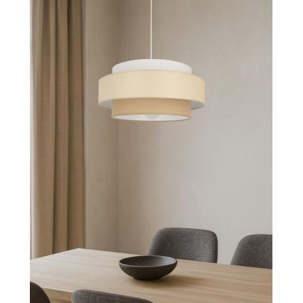 Brilagi - RESNA Pendelleuchte mit Kabelaufhängung 1xE27/60W/230V Ø 40 cm creme/beige