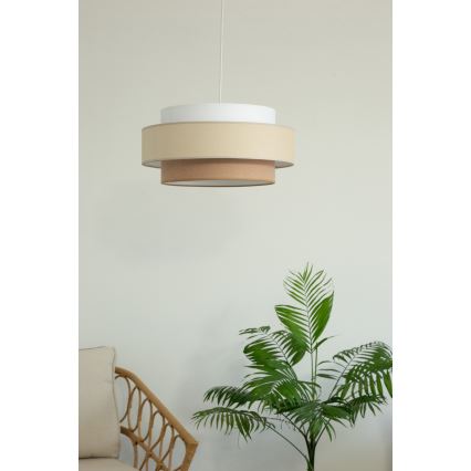 Brilagi - RESNA Pendelleuchte mit Kabelaufhängung 1xE27/60W/230V Ø 40 cm creme/beige