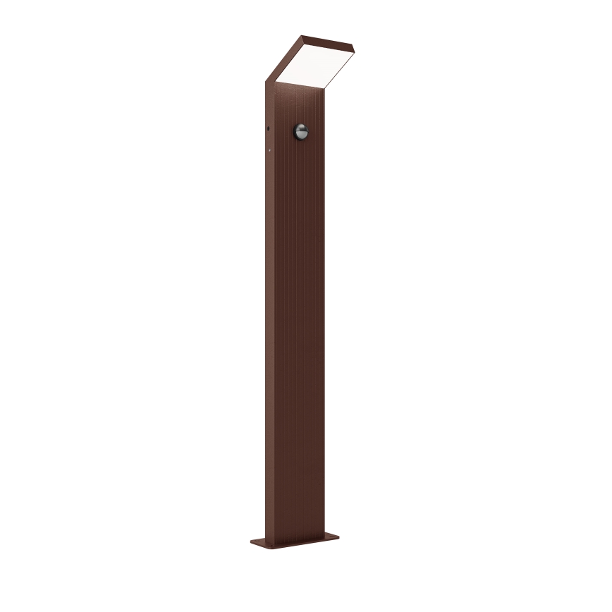 Brilagi - RIANO LED-Außenleuchte mit Sensor LED/8W/230V, braun, IP65, 80 cm