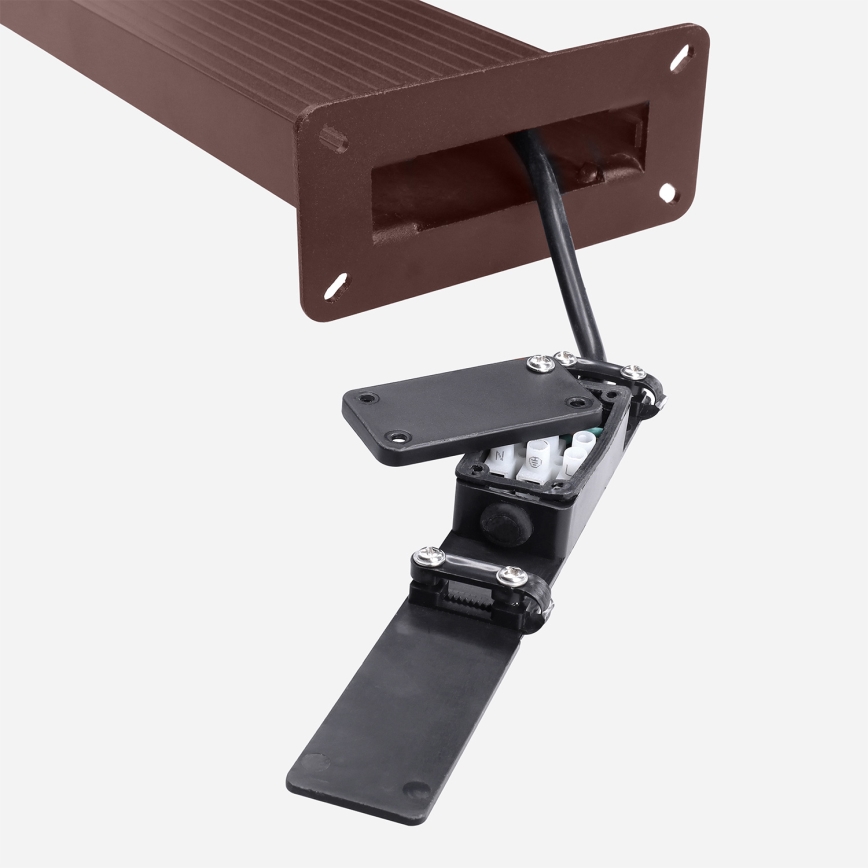 BRILAGI - RIANO LED-Außenleuchte mit Sensor LED/8W/230V, braun, IP65, 80 cm