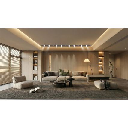 Brilagi - Schienen-Spot HUSKY 8xGU10/10W/230V weiß