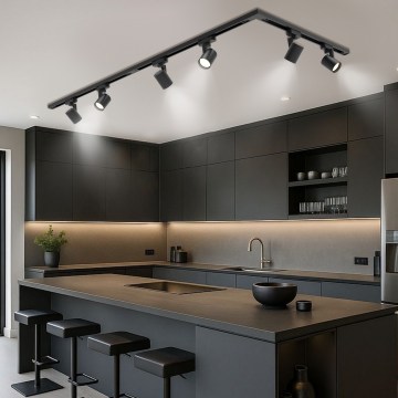 Brilagi - Schienenspot für HUSKY-Schienensystem 6xGU10/10W/230V schwarz