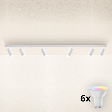 Brilagi - SELE DIAMANT dimmbarer LED RGBW-Spot 6xGU10/6,5W/230V 2700-6500K Wi-Fi weiß