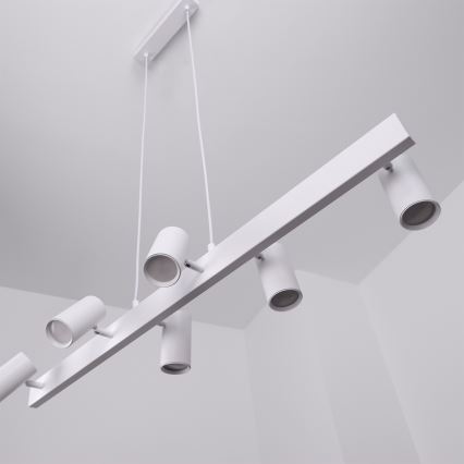 Brilagi - SELE Pendelleuchte mit Kabelaufhängung 6xGU10/30W/230V weiß