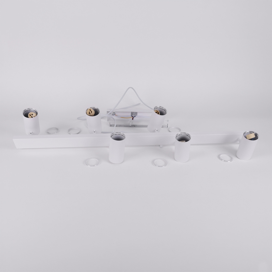 Brilagi - SELE Pendelleuchte mit Kabelaufhängung 6xGU10/30W/230V weiß