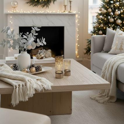 Brilagi - SET 2x LED-Weihnachtsdekoration LED/3xAA + 2xAA