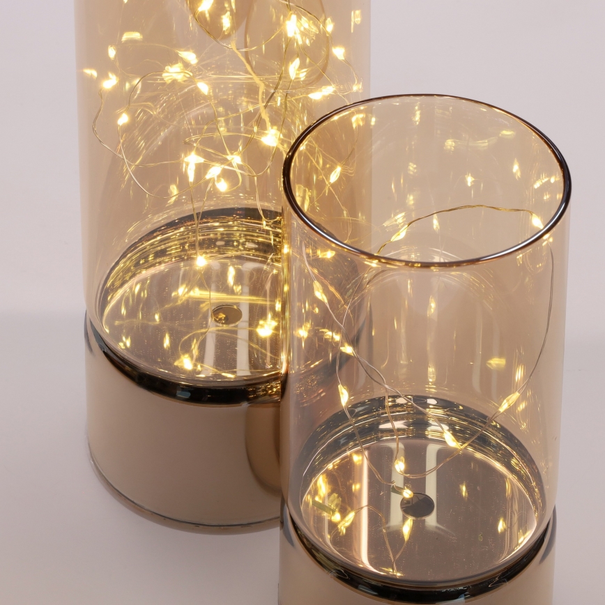 Brilagi - SET 2x LED-Weihnachtsdekoration LED/3xAA + 2xAA