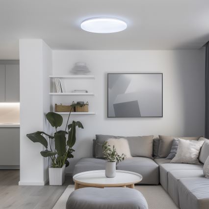 Brilagi - SMART dimmbare LED-Deckenleuchte LED/36W/230V Ø 48 cm 3000-6000K Wi-Fi Tuya Beacon + Fernbedienung