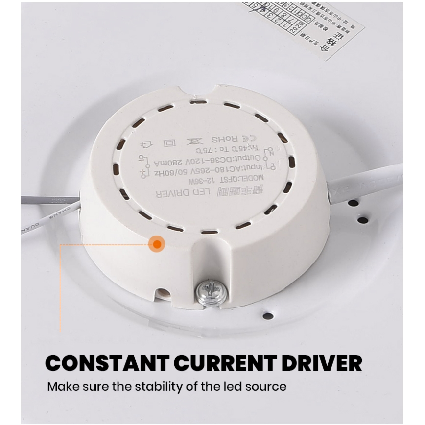 Brilagi - SMART dimmbare LED-Deckenleuchte LED/36W/230V Ø 48 cm 3000-6000K Wi-Fi Tuya Beacon + Fernbedienung