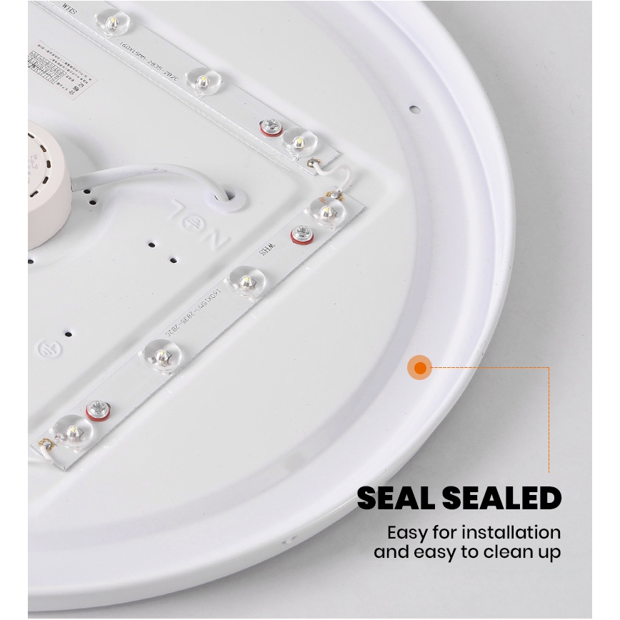 Brilagi - LED-dimmbare Deckenleuchte SMART STARS LED/24W/230V Ø 38 cm 3000–6000K Wi-Fi Tuya Beacon + Fernbedienung