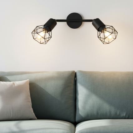 Brilagi - Spotleuchte CAGE 2xE14/40W/230V