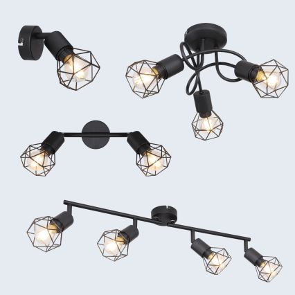 Brilagi - Spotleuchte CAGE 2xE14/40W/230V