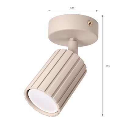Brilagi - Spotleuchte CRISPINA 1xGU10/10W/230V beige