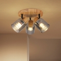 BRILAGI - Spotleuchte HYGGE 3xE14/15W/230V Holz/rauchfarben