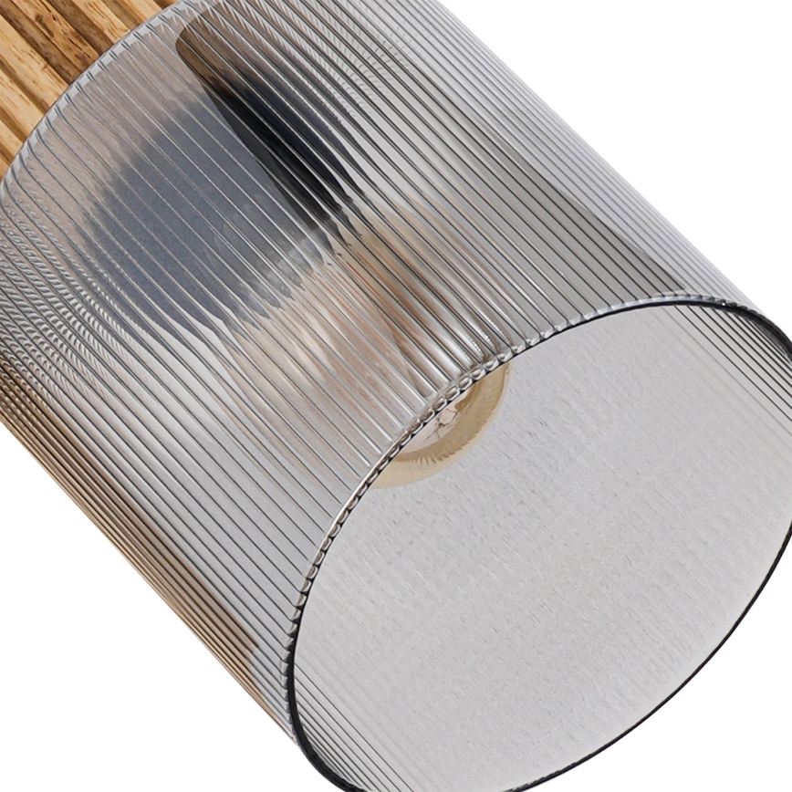 Brilagi - Spotleuchte HYGGE 4xE14/15W/230V Holz/rauchfarben