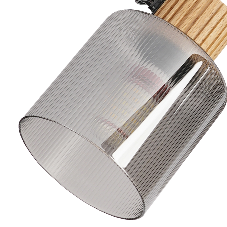 Brilagi - Spotleuchte HYGGE 4xE14/15W/230V Kautschukbaum/rauchgrau