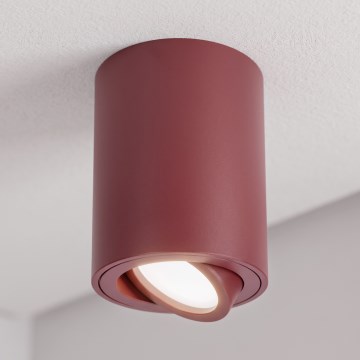 BRILAGI - Spotleuchte MIA 1xGU10/30W/230V 100x80 mm burgunderrot