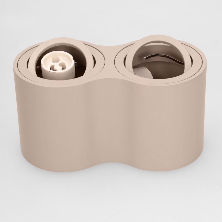 BRILAGI - Spotleuchte MIA DOUBLE 2xGU10/30W/230V beige