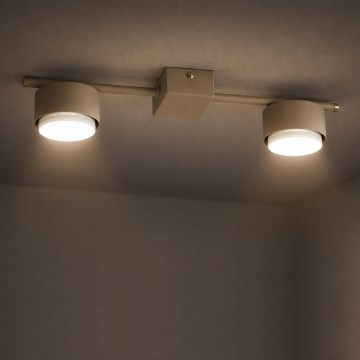 Brilagi - Spotleuchte MONO 2xGX53/12W/230V beige
