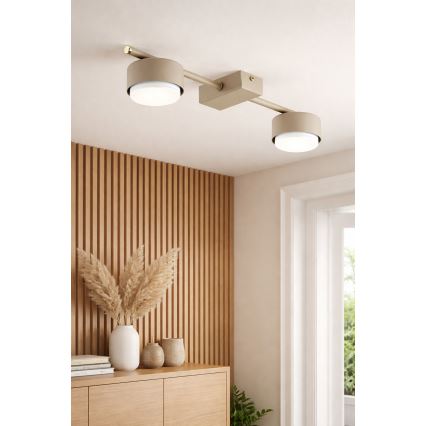 Brilagi - Spotleuchte MONO 2xGX53/12W/230V beige