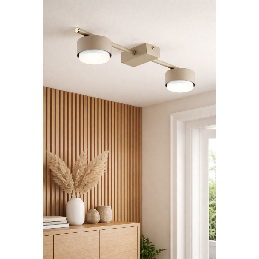 Brilagi - Spotleuchte MONO 2xGX53/12W/230V beige