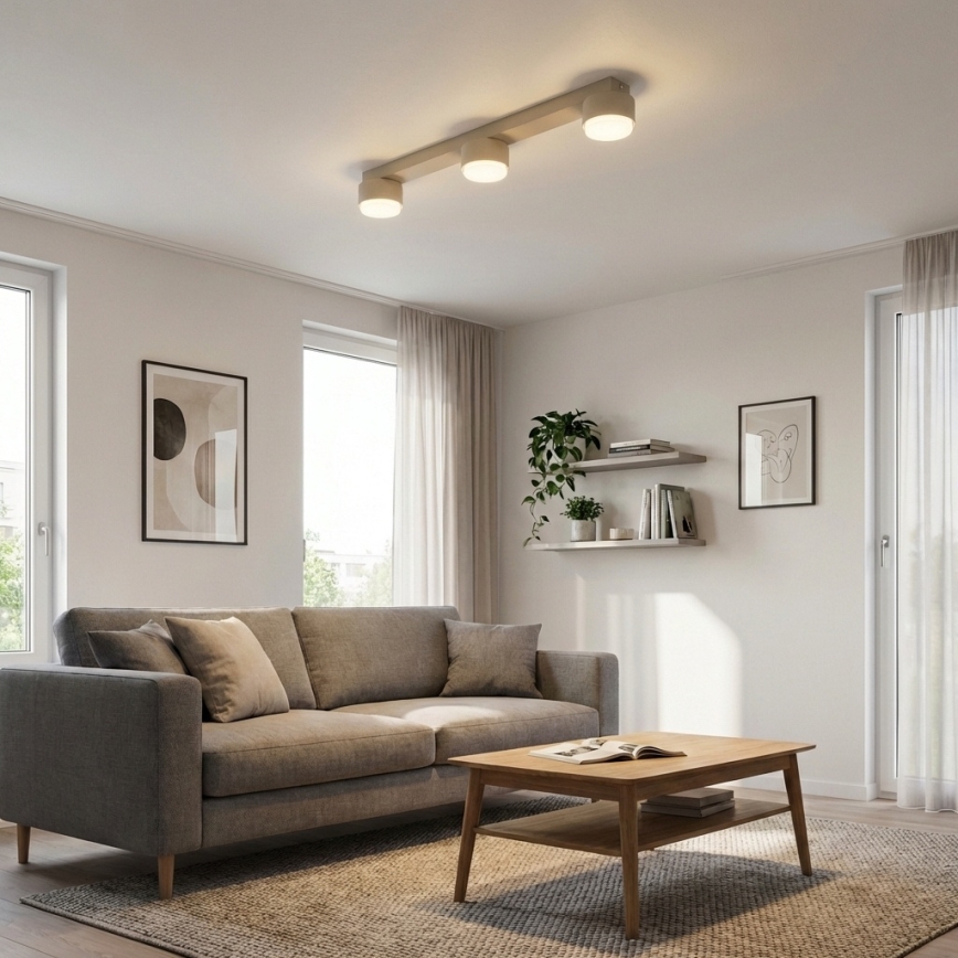 Brilagi - Spotleuchte MONO 3xGX53/12W/230V beige