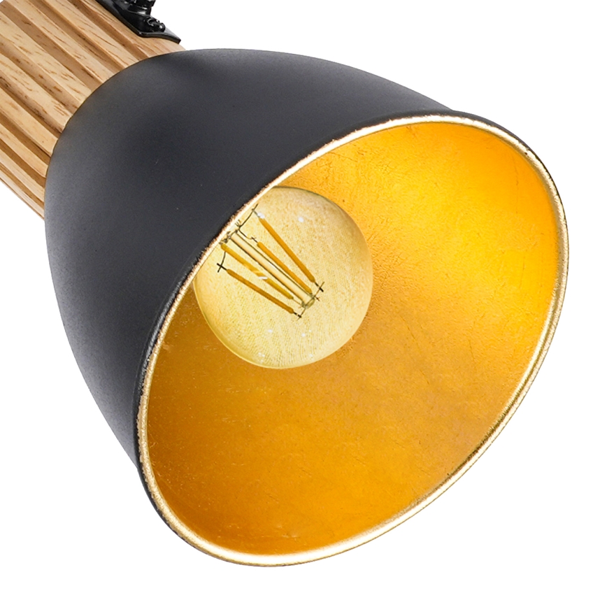 Brilagi - Spotleuchte ODENSE 4xE14/10W/230V Holz/Schwarz