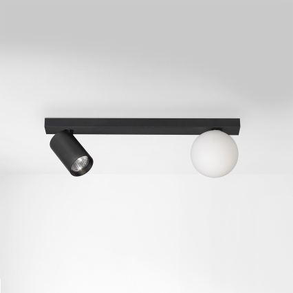 Brilagi - Spotleuchte SELE BALL 1xGU10/30W/230V + 1xG9/10W schwarz