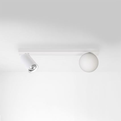 Brilagi - Spotleuchte SELE BALL 1xGU10/30W/230V + 1xG9/10W weiß