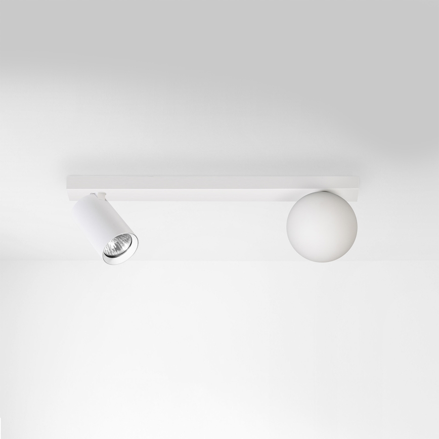 Brilagi - Spotleuchte SELE BALL 1xGU10/30W/230V + 1xG9/10W weiß