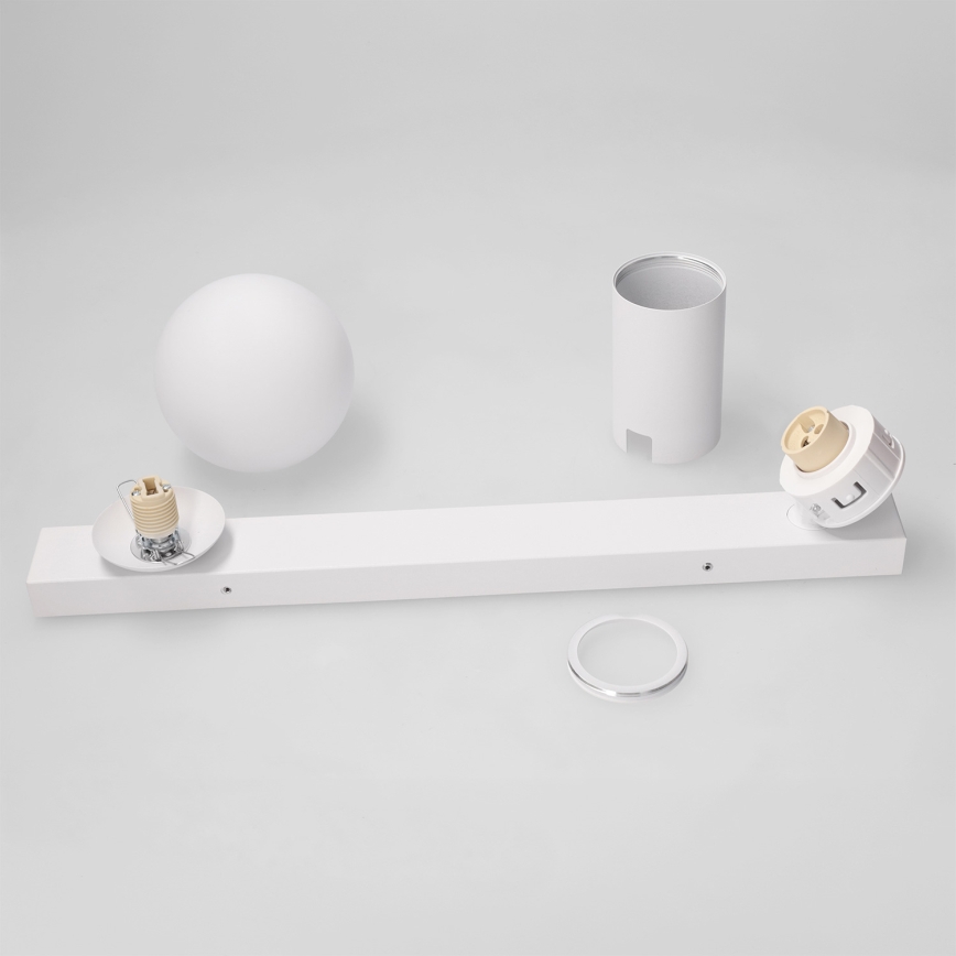 Brilagi - Spotleuchte SELE BALL 1xGU10/30W/230V + 1xG9/10W weiß